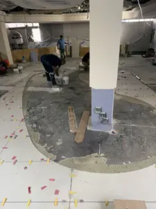 Sodexo Westminster University Tile Installation Process