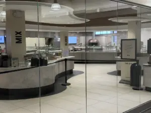 Sodexo Westminster Tile Completed in Main Servery.